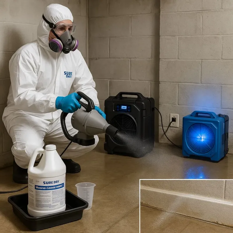 Sanitization and Odor Removal process in Minooka, IL