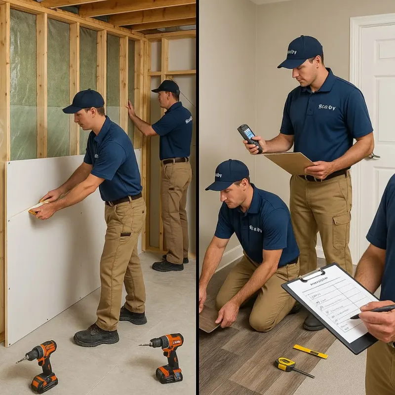 Repairs and Reconstruction process in Minooka, IL